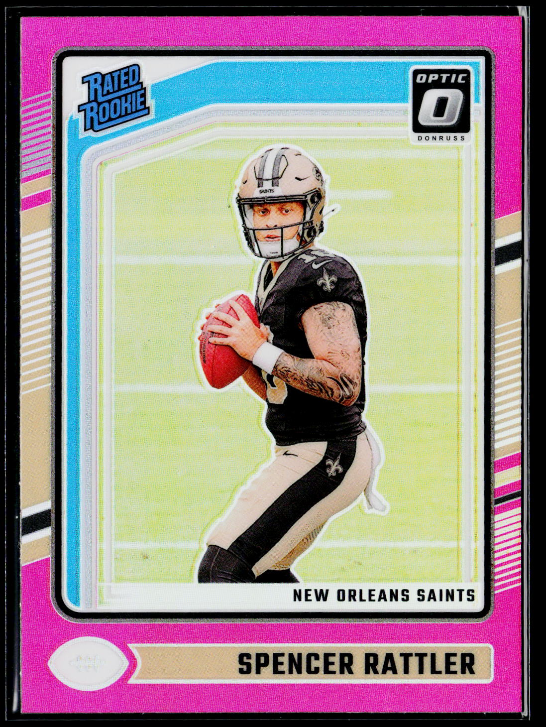 2024 Donruss Optic #289 Spencer Rattler Pink