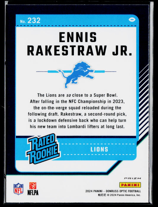 2024 Donruss Optic #232 Ennis Rakestraw Jr. Pink