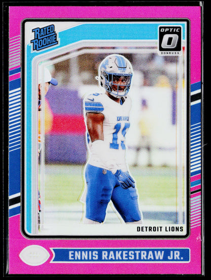 2024 Donruss Optic #232 Ennis Rakestraw Jr. Pink