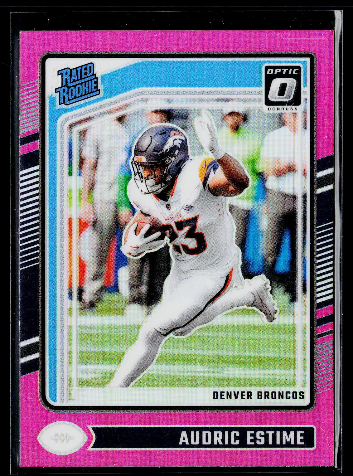 2024 Donruss Optic #206 Audric Estime Pink