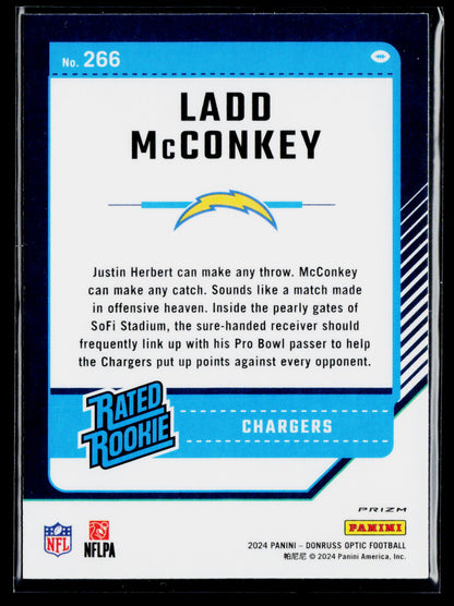 2024 Donruss Optic #266 Ladd McConkey