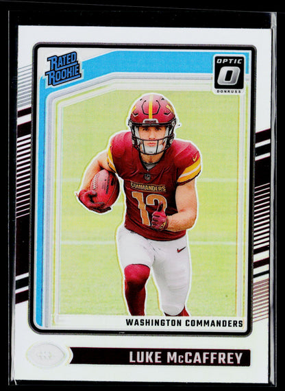 2024 Donruss Optic #268 Luke McCaffrey
