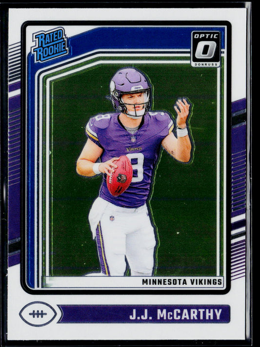 2024 Donruss Optic #235 J.J. McCarthy