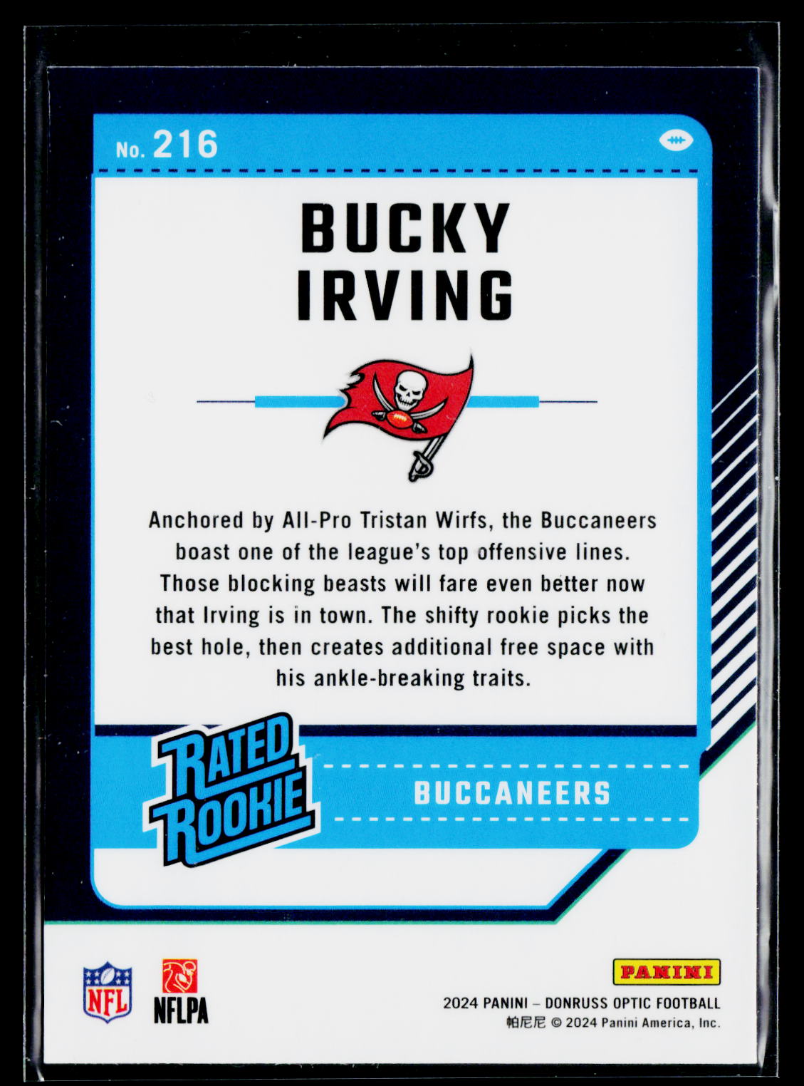 2024 Donruss Optic #216 Bucky Irving