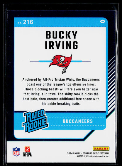 2024 Donruss Optic #216 Bucky Irving