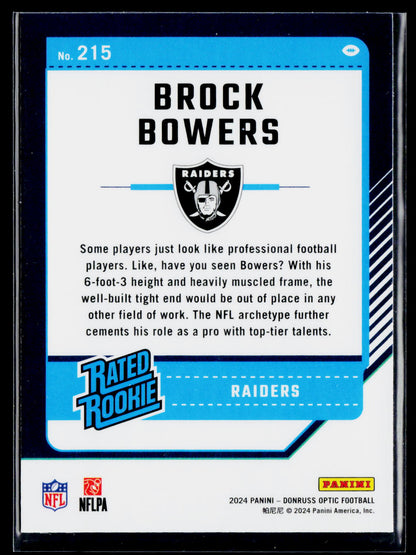2024 Donruss Optic #215 Brock Bowers