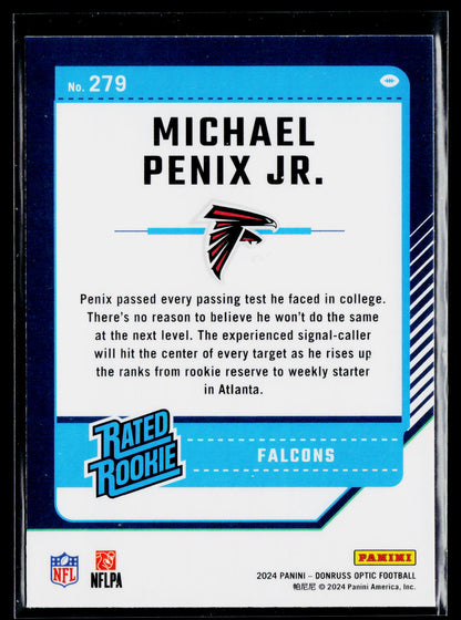 2024 Donruss Optic #279 Michael Penix Jr.