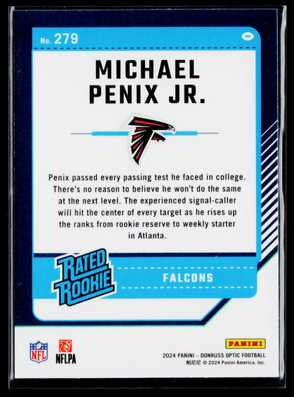 2024 Donruss Optic #279 Michael Penix Jr.