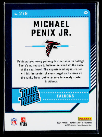2024 Donruss Optic #279 Michael Penix Jr.