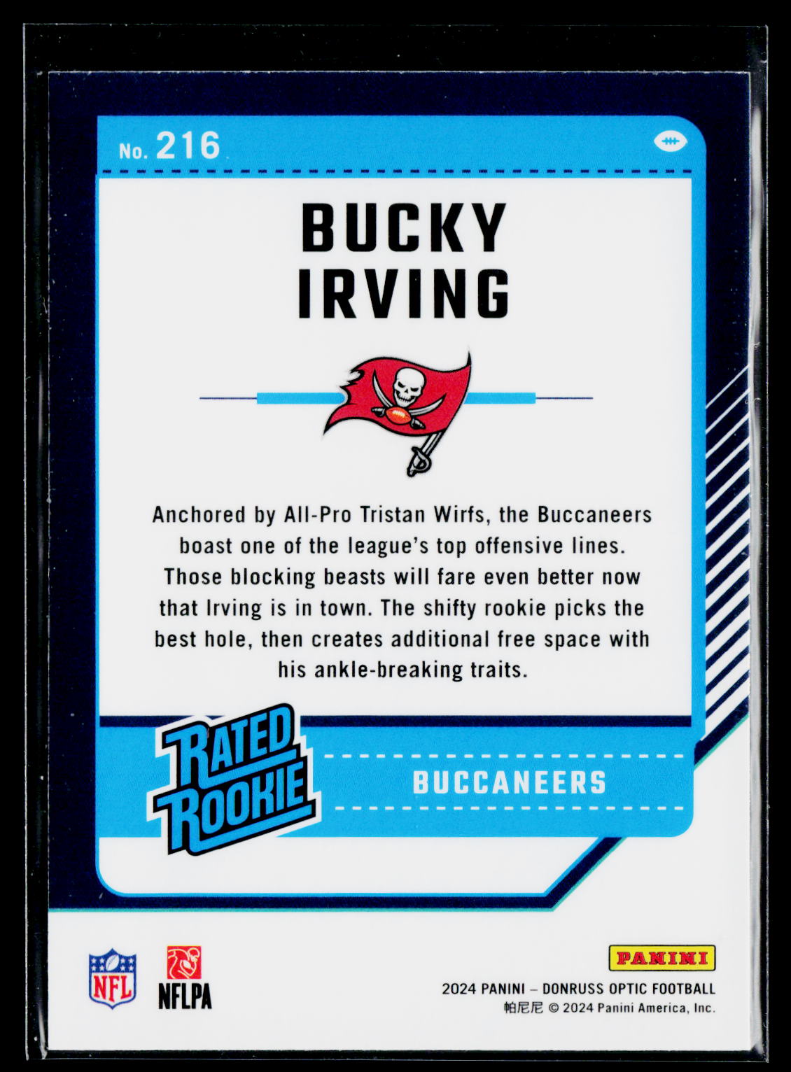 2024 Donruss Optic #216 Bucky Irving
