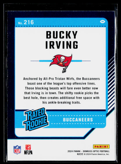 2024 Donruss Optic #216 Bucky Irving