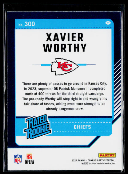 2024 Donruss Optic #300 Xavier Worthy