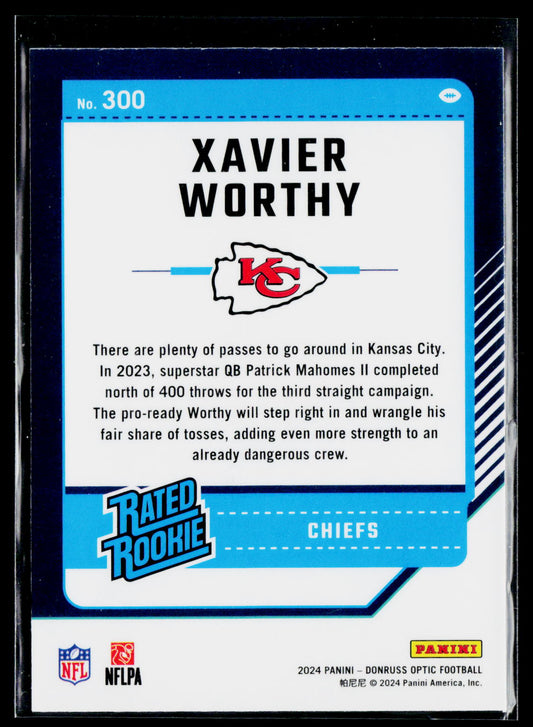 2024 Donruss Optic #300 Xavier Worthy