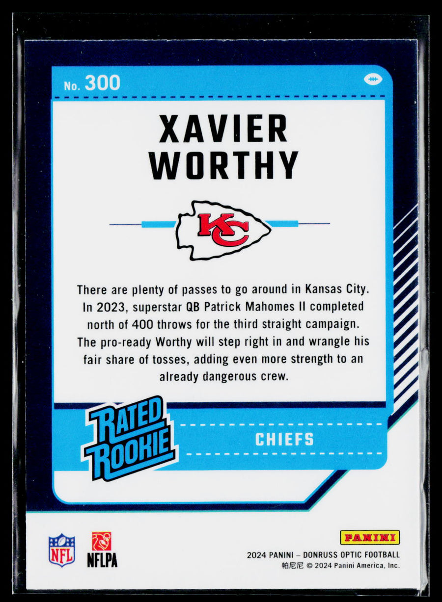 2024 Donruss Optic #300 Xavier Worthy