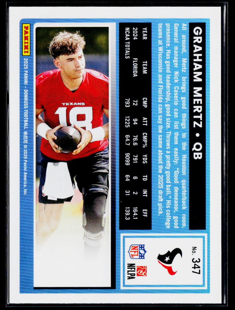2025 Donruss #347 Graham Mertz