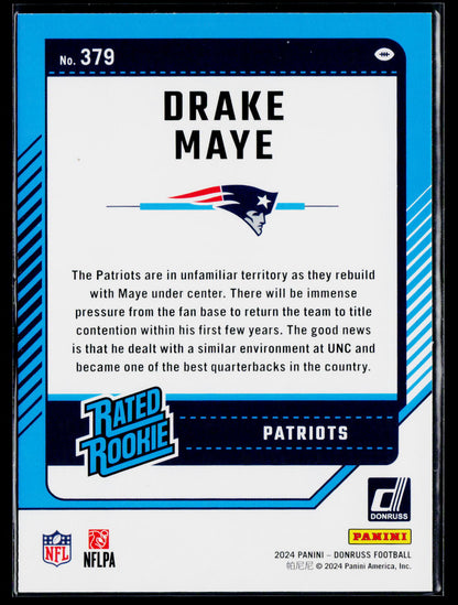 2024 Donruss #379 Drake Maye