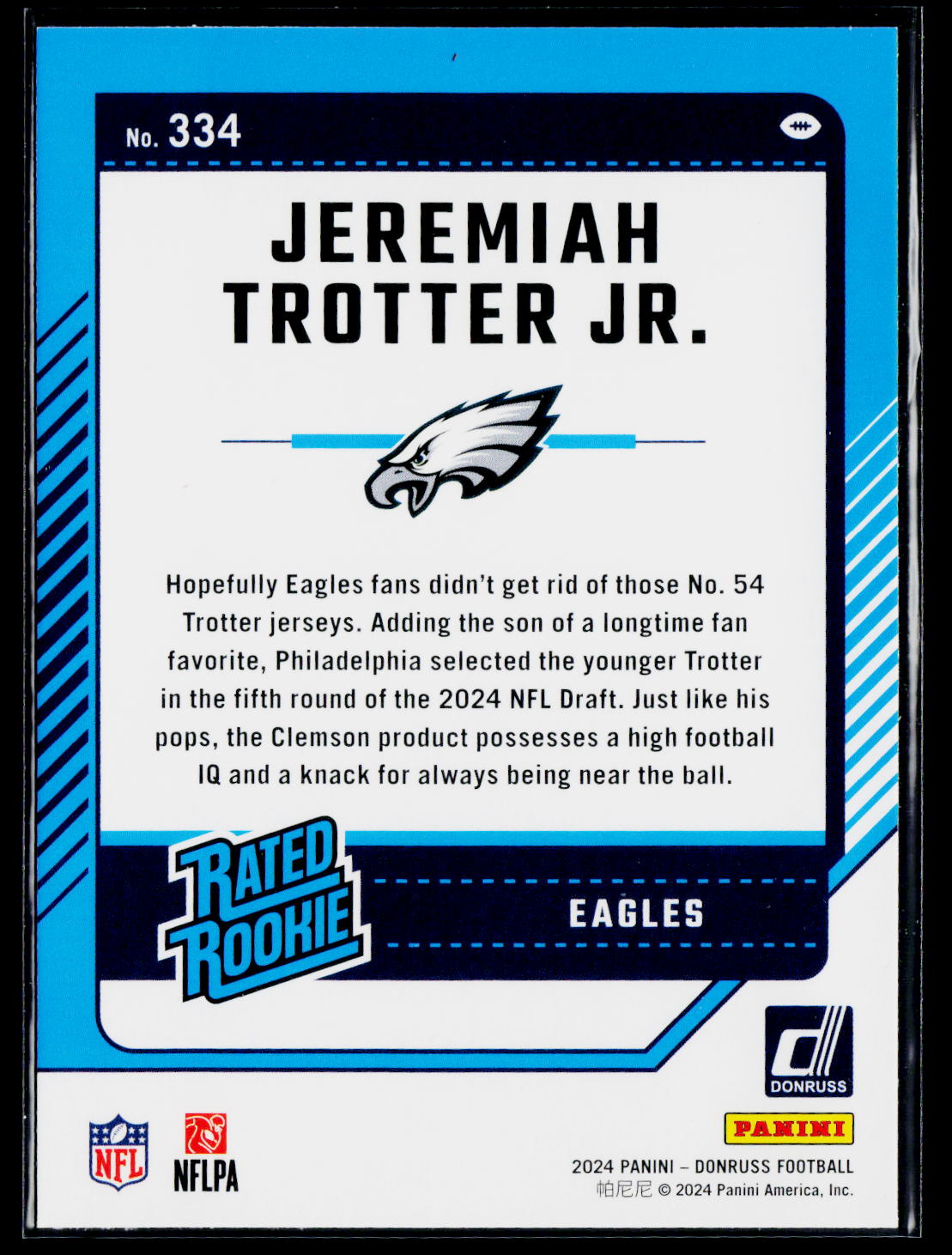 2024 Donruss #334 Jeremiah Trotter Jr.
