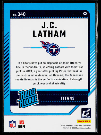 2024 Donruss #340 JC Latham