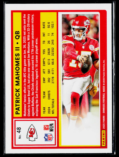 2025 Donruss #48 Patrick Mahomes II