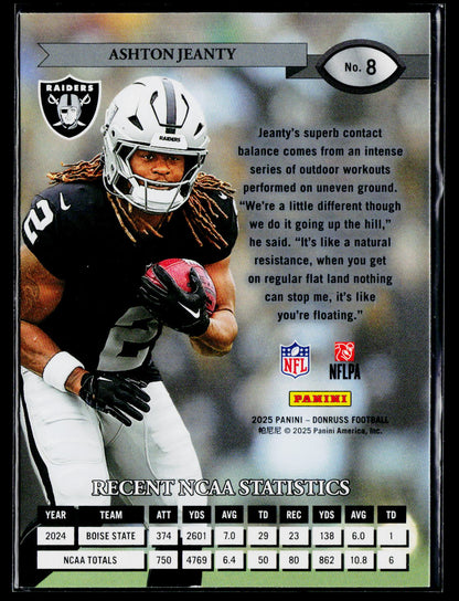 2025 Donruss #8 Ashton Jeanty Retro 1995
