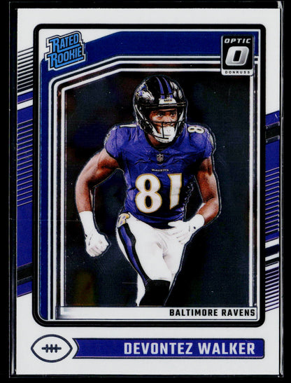 2024 Donruss Optic #228 Devontez Walker