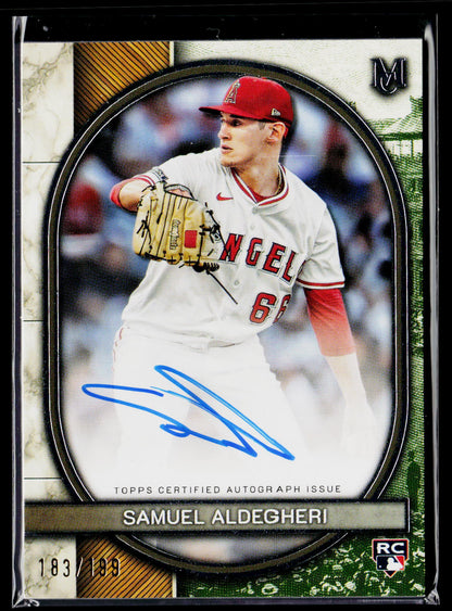 2025 Topps Museum Collection #AA-SA Samuel Aldegheri Archival Autographs Black
