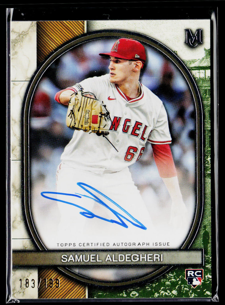 2025 Topps Museum Collection #AA-SA Samuel Aldegheri Archival Autographs Black