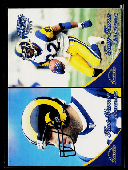 1999 Pacific #343 Kurt Warner / Tony Horne RC