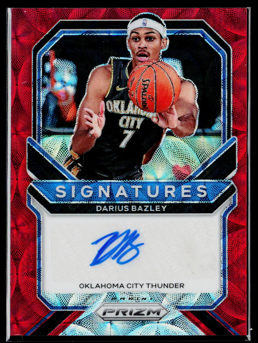 2020-21 Panini Prizm #SI-DBZ Darius Bazley Signatures Prizms Choice