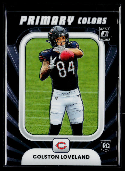 2025 Donruss Optic #10 Colston Loveland Rookie Primary Colors
