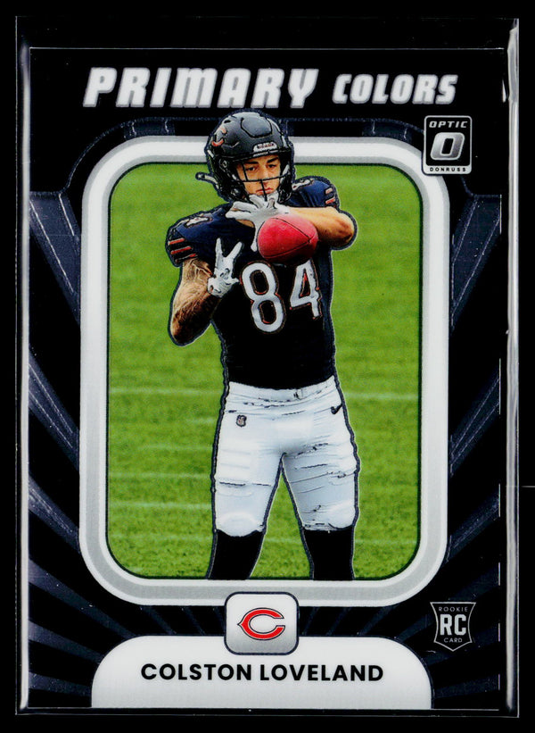 2025 Donruss Optic #10 Colston Loveland Rookie Primary Colors