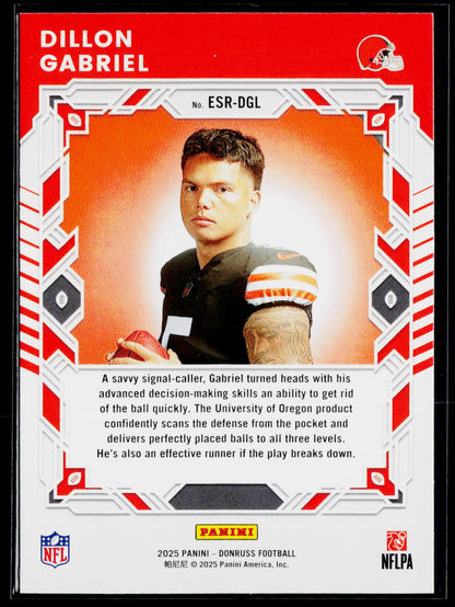 2025 Donruss #ESR-DGL Dillon Gabriel The Elite Series Rookies