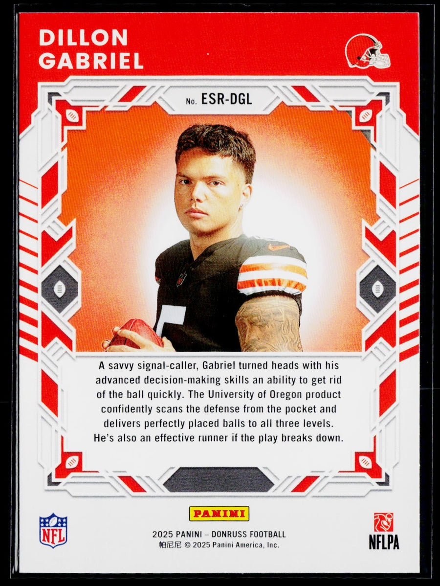 2025 Donruss #ESR-DGL Dillon Gabriel The Elite Series Rookies