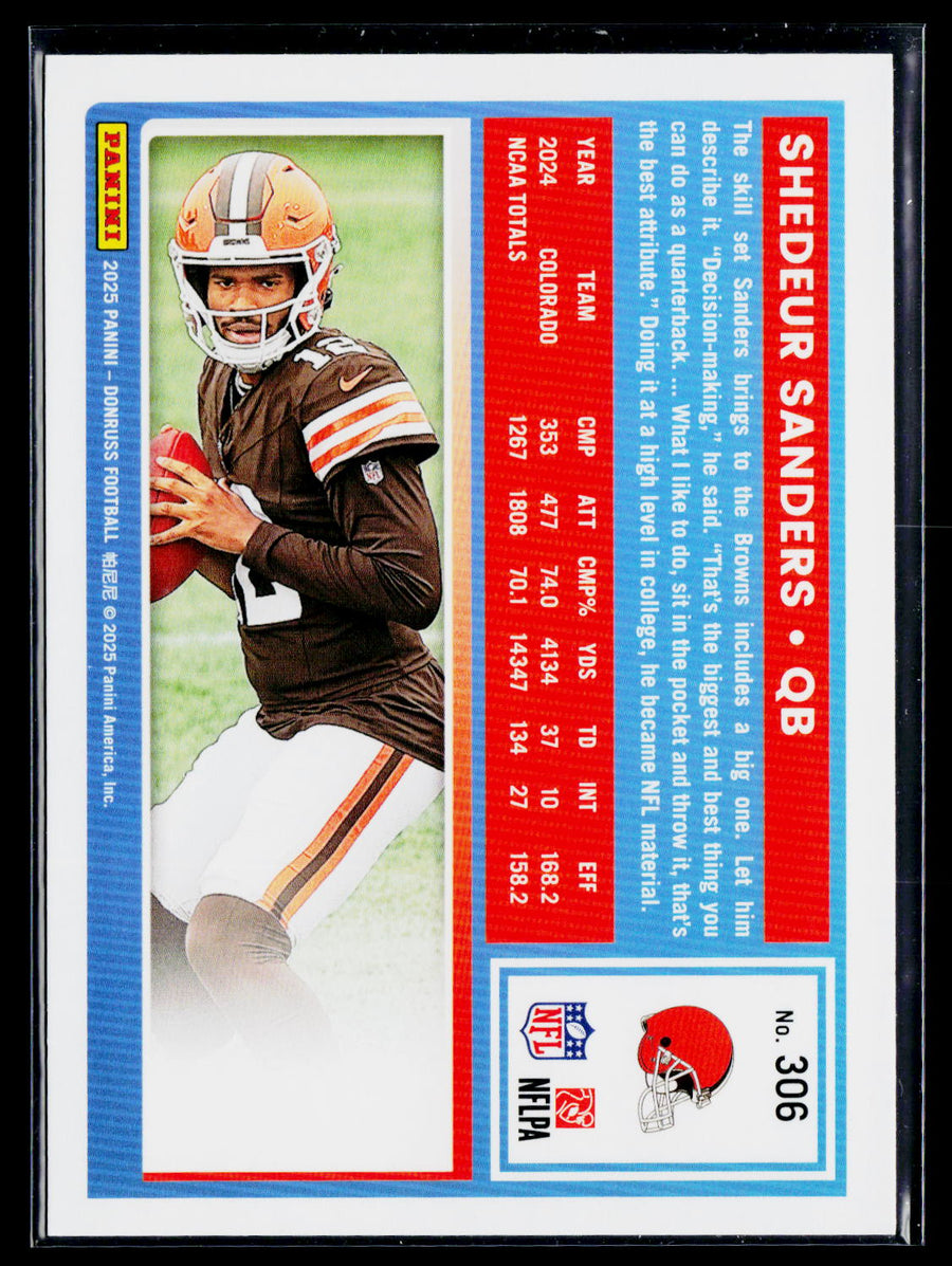 2025 Donruss Optic #203 Shedeur Sanders