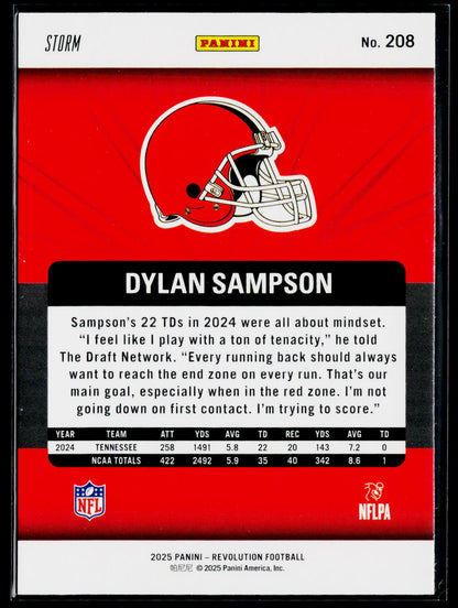 2025 Panini Revolution #208 Dylan Sampson