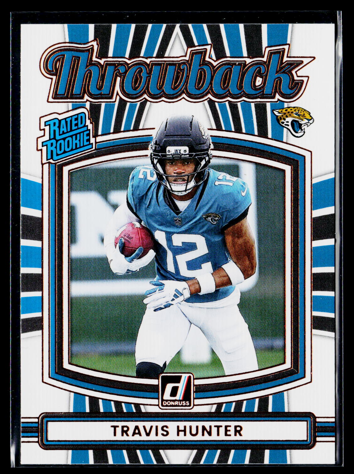 2025 Donruss #3 Travis Hunter Rated Rookies Throwback