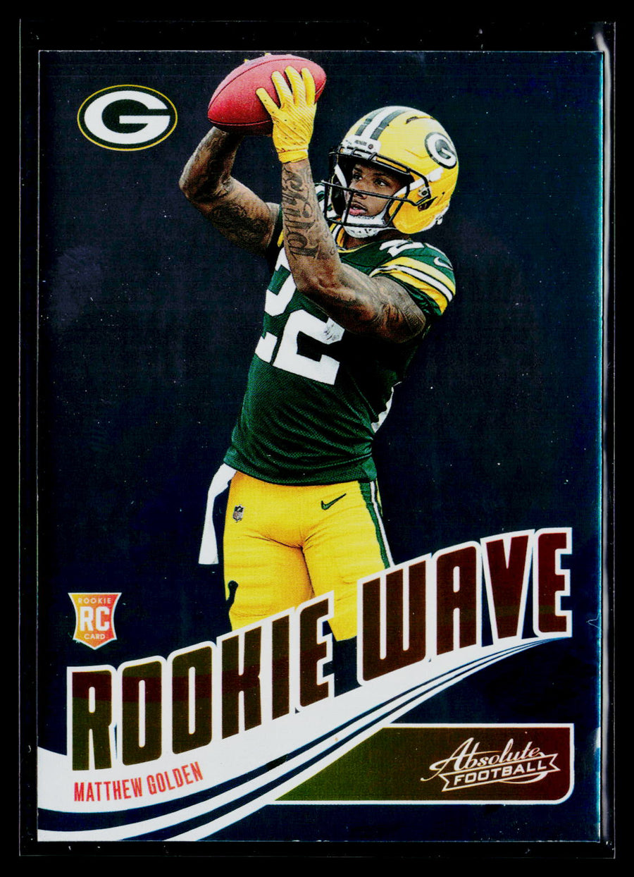 2025 Panini Absolute #RW-MGN Matthew Golden Rookie Wave