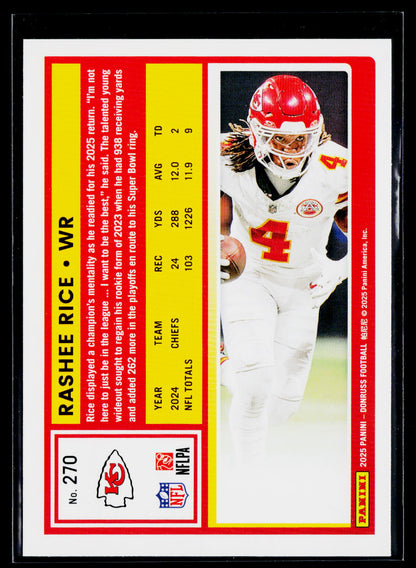 2025 Donruss #270 Rashee Rice