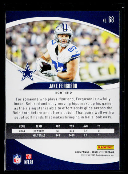 2025 Panini Absolute #68 Jake Ferguson Retail