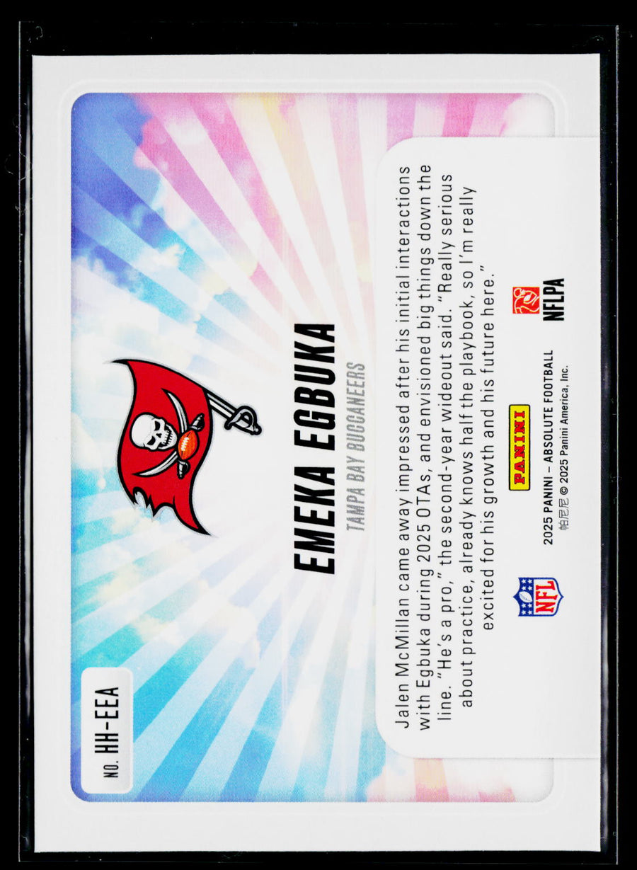 2025 Panini Absolute #HH-EEA Emeka Egbuka Hog Heaven