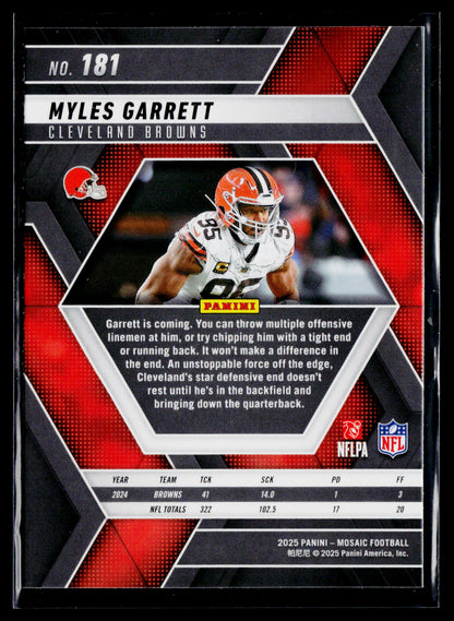 2025 Panini Mosaic #181 Myles Garrett
