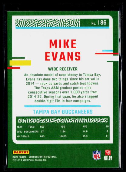 2023 Donruss Optic #186 Mike Evans