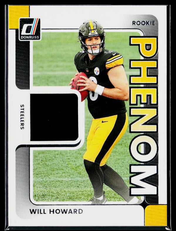 2025 Donruss #RPJ-WHD Will Howard Rookie Phenom Jerseys