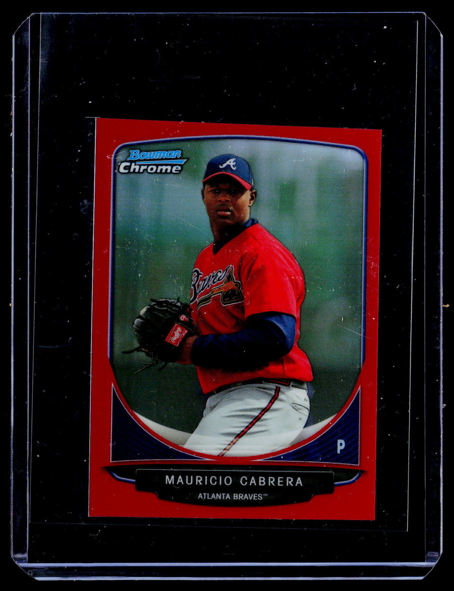 2013 Bowman Chrome Mini #207 Mauricio Cabrera Red Refractors #/10