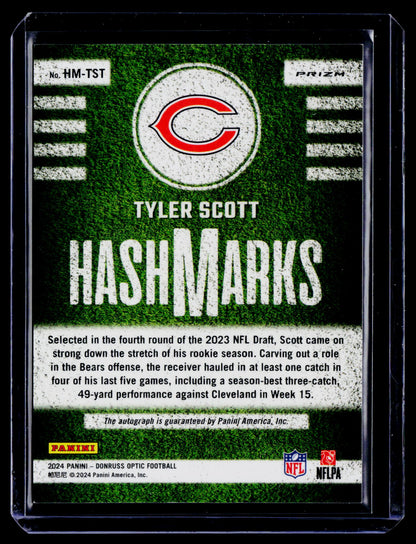 2024 Donruss Optic #HM-TST Tyler Scott Hash Marks