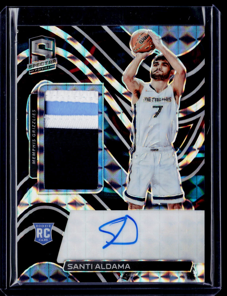 2021-22 Panini Spectra #218 Santi Aldama Interstellar #/49