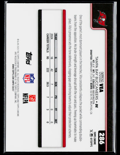2025 Topps Chrome #286 Vita Vea