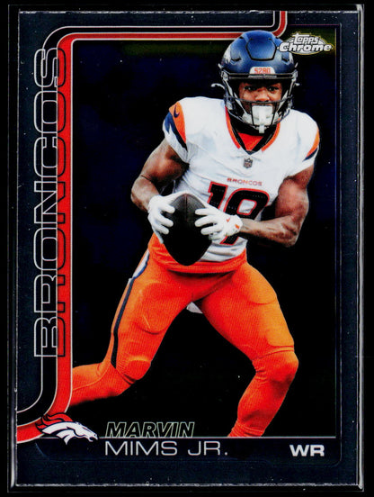 2025 Topps Chrome #87 Marvin Mims Jr.