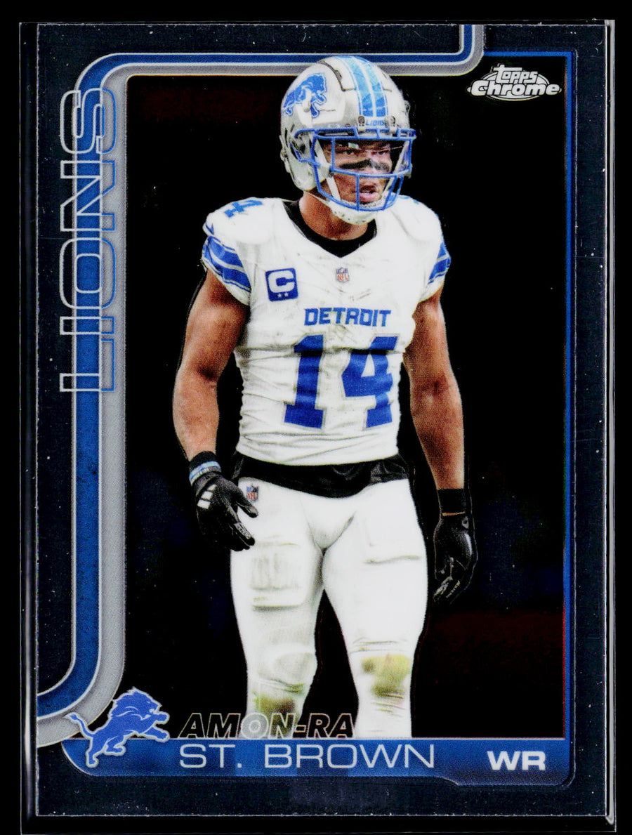 2025 Topps Chrome #98 Amon-Ra St. Brown