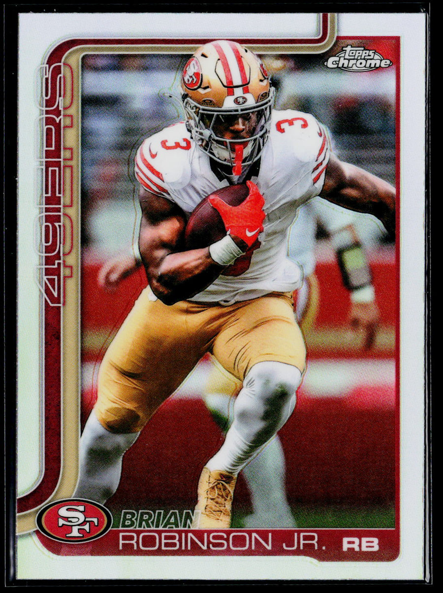 2025 Topps Chrome #296 Brian Robinson Jr. Topps Refractor